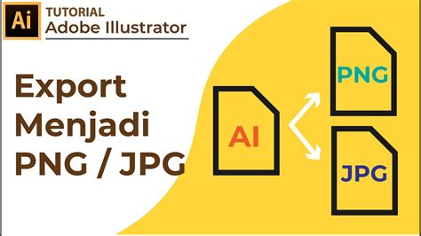 Cara Export Ke Gambar Atau PNG Di Adobe Illustrator YouTube