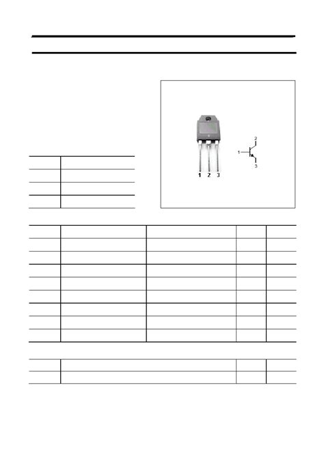 TIP3055 Datasheet 1 4 Pages SAVANTIC Silicon NPN Power Transistors