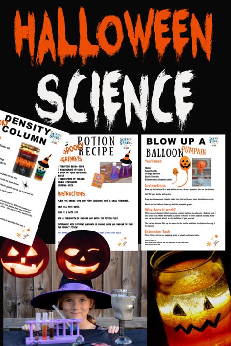 FREE Printable Halloween Science Experiments for Kids