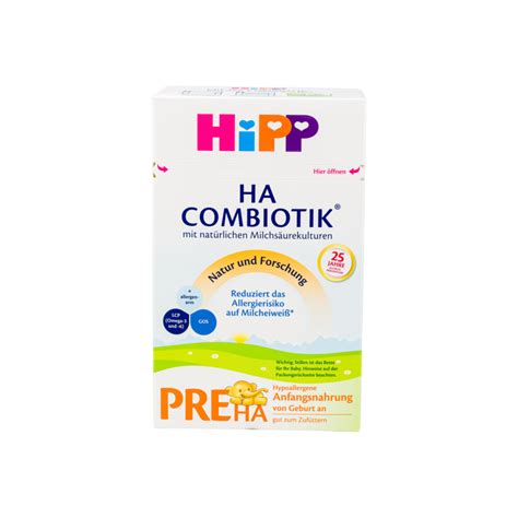 Hipp Hypoallergenic Ha Stage Pre 0 6 Months Combiotic Infant Milk