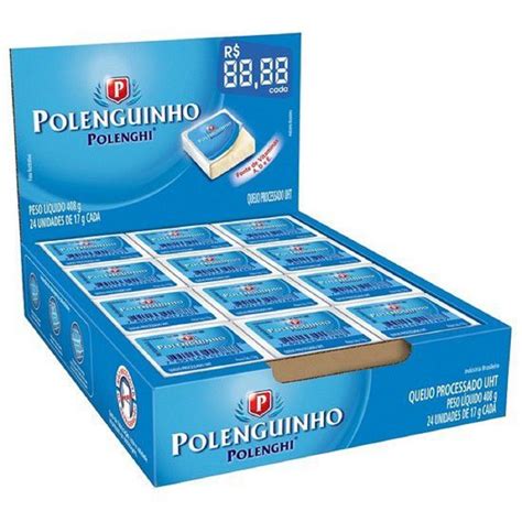 Polenguinho O Que É - Polenguinho Tradicional 17G CX COM 24 Unidades 408g O SABOR ORIGINAL ...