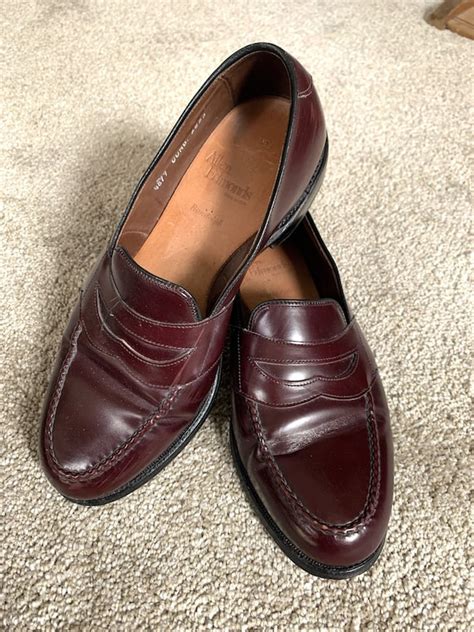 Vintage Loafers Oxblood And Gem