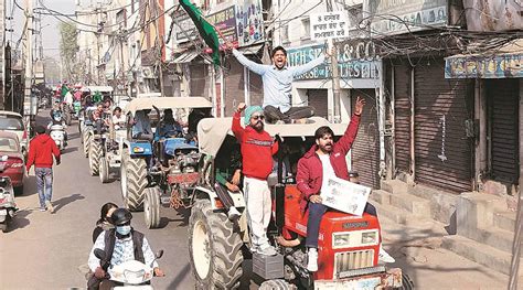 Bharat Bandh Has Mixed Response Most Impact In Punjab Haryana India News The Indian Express