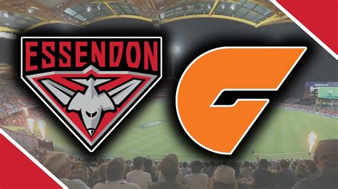 Essendon Vs Gws Giants Round Afl Live Reaction Youtube