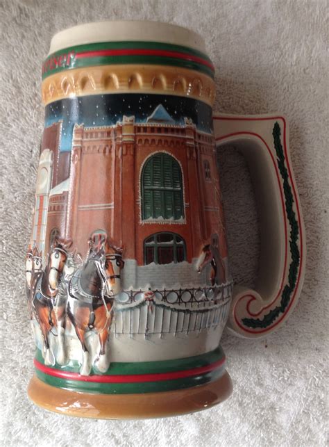 Budweiser Holiday Stein Home For The Holidays Anheuser Busch