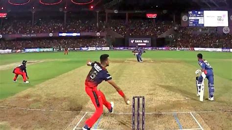 Rcb Vs Lsg Why Was Harshal Patels Run Out Appeal At Non Strikers End