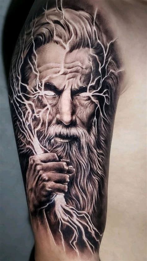 Pin De Jhon Em Ipad Realismo Em Tatuagem Tatuagem Zeus Tatuagens Gregas