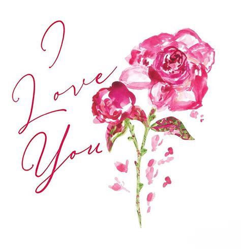 Pink roses say I love you