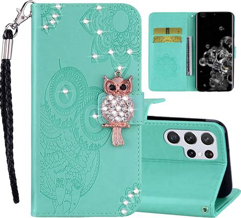 Ephoou Capa Feminina Compat Vel Samsung Galaxy S Ultra Flip