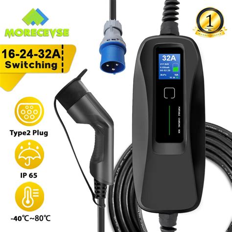 Wdh Qm Morec Type Ev Charger Level Portable Electric