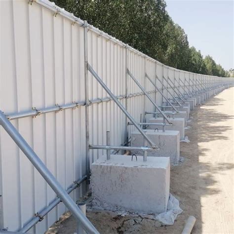 China Customized PVC Eco Fence Hoarding Panel Manufacturers Factory