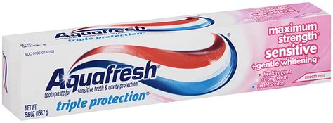 Aquafresh Original Sensitive Maximum Strength Fluoride Toothpaste - Shop Toothpaste at H-E-B