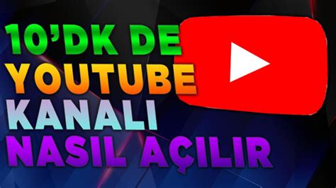 YOUTUBE KANALI NASIL AÇILIR YOUTUBE STUDİO NE İŞE YARAR İlk