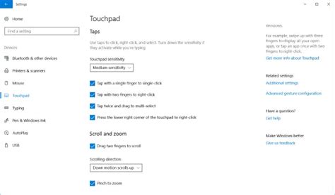 Enable, configure, use Precision Touchpad settings in Windows 11