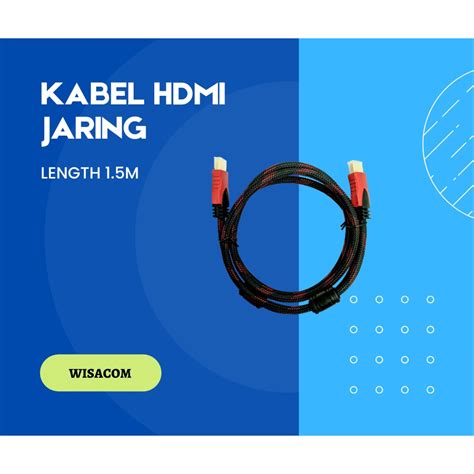 Jual KABEL HDMI JARING 1 5M Shopee Indonesia