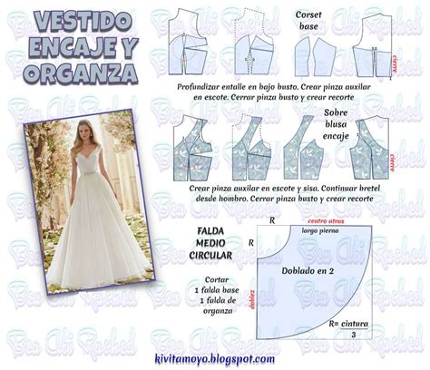 Kivita Moyo Vestido De Encaje Y Organza Patrones De Vestidos De