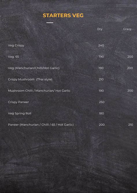 Menu of Silver Restaurant, Viman Nagar, Pune