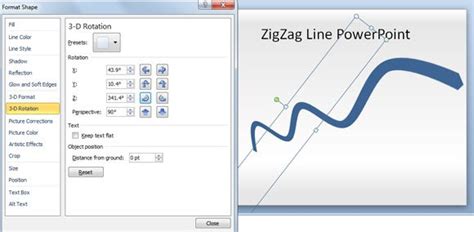 How To Make A Zig Zag Line In Powerpoint