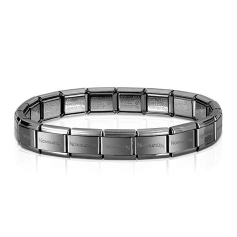 Nomination Classic Black Composable Bracelet 030000/SI/002 Hadleigh ...