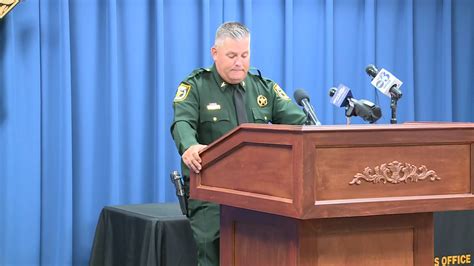 Okaloosa County Sheriff Addresses Media Following Deputy Shooting U S