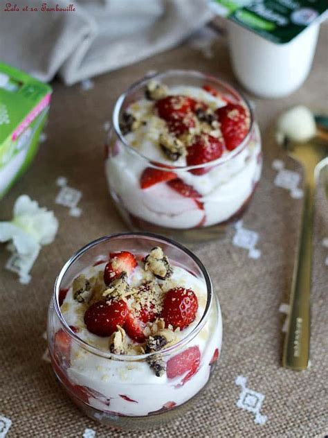 Mousse De Yaourt Aux Fraises Lolo Et Sa Tambouille