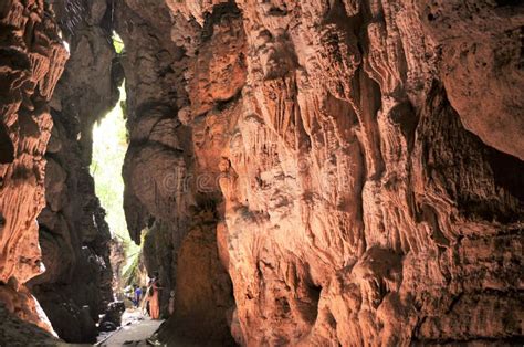 Limestone caves. stock photo. Image of tunnel, limestone - 19465390