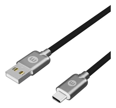 Cable Usb Tipo C Mobo Carga Rapida Datos Caucho 2 Metros 2a Color Negro Mercadolibre