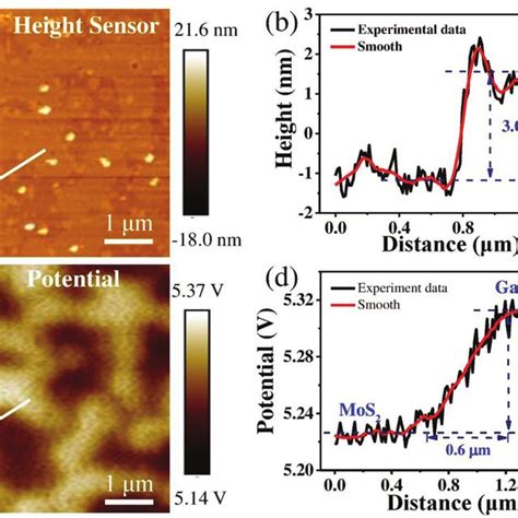 Scanning Kelvin Probe Force Microscopy Kpfm Measurement For Gase Mos