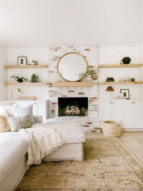 34 Painted Brick Fireplace Ideas for a Fresh Look