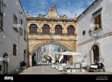 Italy, Puglia, Ostuni, old town Stock Photo - Alamy