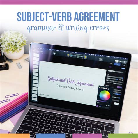 Subject And Verb Agreement Errors Grammar And Writing Errors With