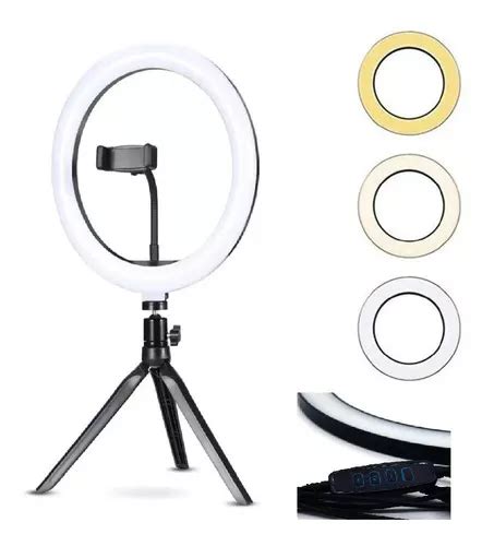 Aro de luz led Ring Fill Light XWG B26 color blanca fría con