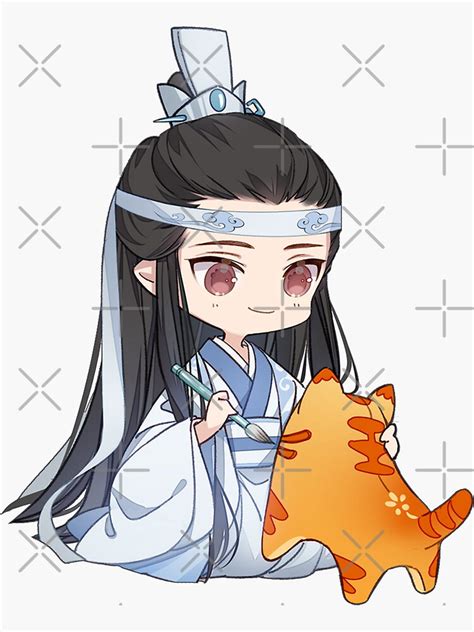 "Lan xichen the untamed chibi" Sticker by maduri | Redbubble