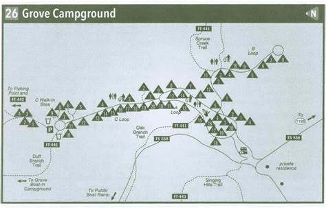 Grove Campground In Kentucky On Map KY How To Get Information Free