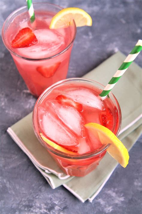 Starbucks Copycat Strawberry Acai Lemonade Refresher The Tasty Bite