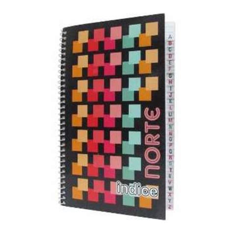 Cuaderno Ndice Con Espiral Con Hojas Norte