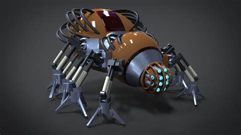 3D Model Mechanical Spider CGTrader