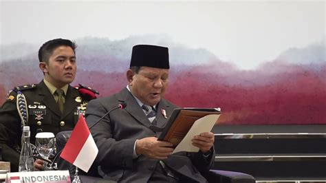 Pertemuan Menhan Se Asean Dan As Prabowo Dorong Komitmen Terhadap Perdamaian Youtube