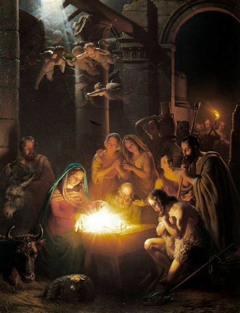 Schendel Petrus Van Adoration Of The Shepherds Classic Art Print On Canvas