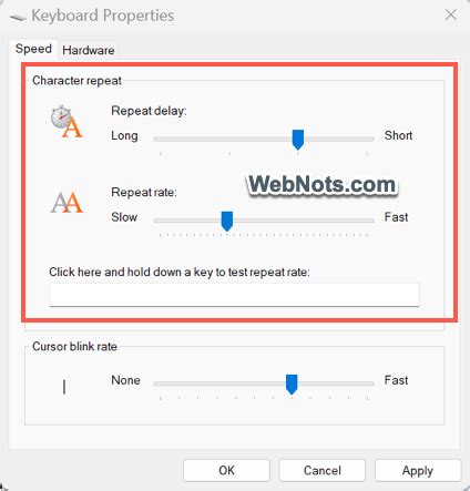 How To Fix Keyboard Lagging Or Repeating In Windows 11 WebNots