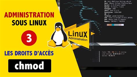 Ep 3 Commandes De Base Linux chmod Gestion des droits d accès b