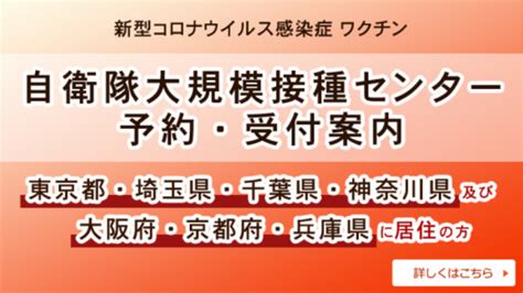 自衛隊、東京・大阪のワクチン接種のネット予約を517に受付開始 It News