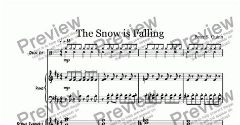 The Snow Is Falling Download Sheet Music Pdf File