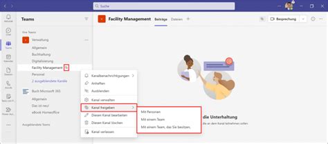 Freigegebene Geteilte Kan Le In Teams Anleitung Mit Video