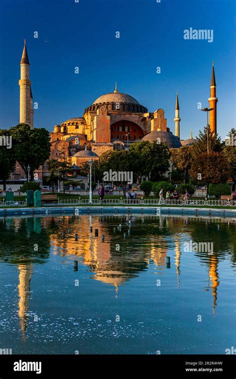 Hagia Sophia Aya Sofia Sultan Ahmet Park Morning Historic Areas Of