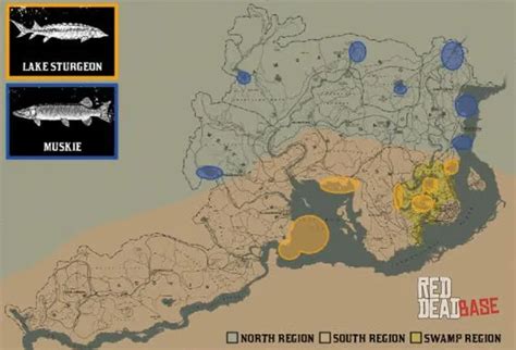 Muskie Rdr2 Animals Map Location And Where To Find