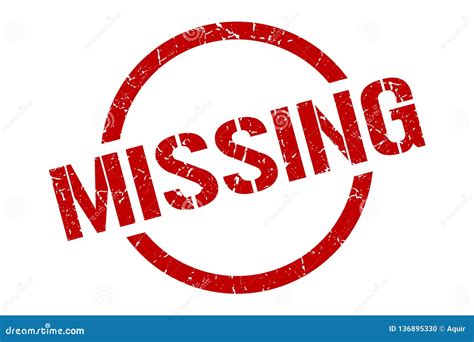 missing stamp stock vector illustration  badge isolated