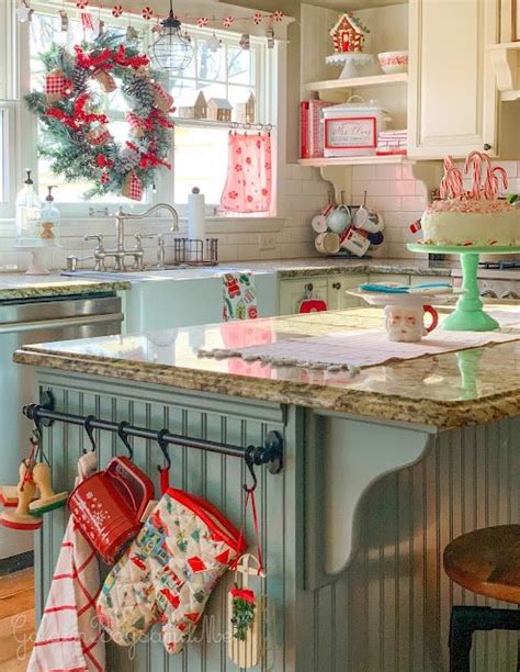 Our Christmas Kitchen 2019 Christmas Kitchen Decor Christmas Kitchen Vintage Kitchen