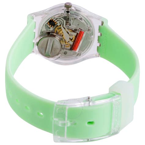 Swatch Casual Green Quartz Green Dial Ladies Watch Lk397 Originals