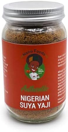 Amazon Nana Foods AUTHENTIC Nigerian Suya Yaji Seasoning 8 Oz